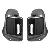HR3 Charcoal Pearl Vented Lower Fairing Kit With 6.5" Speaker Pods For Harley Touring models 2014-2024